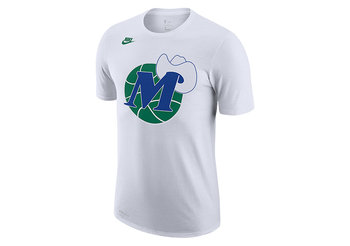 Nike Nba Dallas Mavericks Classic Edition Logo Dri-Fit Tee White - Nike