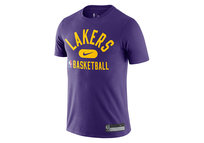 Nike Nba Los Angeles Lakers Dri-Fit The Team'S Practice Tee Court Purple Nike