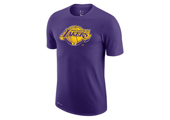 Nike Nba Los Angeles Lakers Earned Edition Logo Dri-Fit Tee Court Purple - Nike