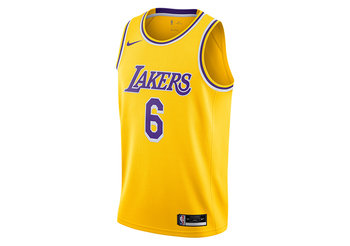 Nike Nba Los Angeles Lakers Lebron James Swingman Jersey Icon Edition 2020 Amarillo - Nike