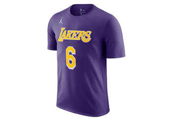 Nike Nba Los Angeles Lakers Statement Edition Lebron James Tee Court Purple - Nike