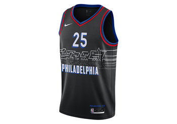 Nike Nba Philadelphia 76Ers Ben Simmons City Edition Swingman Jersey Black - Nike