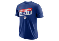 Nike Nba Philadelphia 76Ers Dry Tee Rush Blue Nike