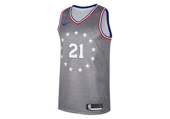 Nike Nba Philadelphia 76Ers Joel Embiid Swingman Jersey Dark Grey Heather - Nike