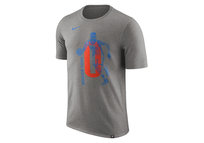 Nike Nba Russell Westbrook Oklahoma City Thunder Tee Dark Grey Heather Nike