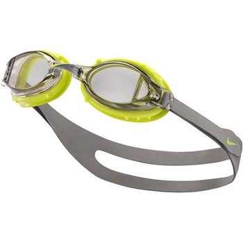 Nike, Okulary pływackie, Chrom Youth, szaro-zielone, 8-14 lat - Nike
