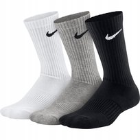 Nike Skarpetki 3-PAK 3 kolory PERFORMANCE CUSHIONED CREW SX4719-967 r.34-38