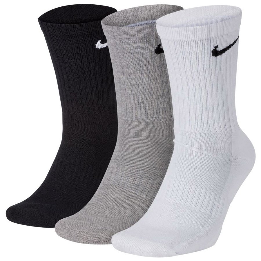 Nike, Skarpetki sportowe, 3-pack, Everyday SX7664 901, czarny, rozmiar 42/46
