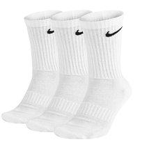 Nike Skarpetki Unisex Adult Everyday Cushioned Crew (zestaw 3 Sztuk) (34/38 / Ciepły Biały)