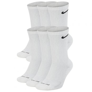 Nike skarpety białe wysokie komplet 6 par Dri-Fit SX6897-100 42-46 - Nike