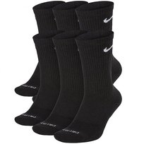 Nike skarpety czarne wysokie 6 par Cotton Cushioned Dri-Fit SX6897-010 39-42