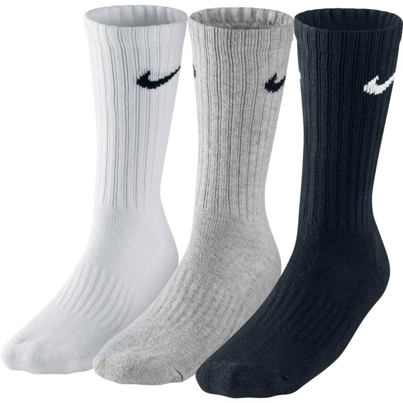 Nike, Skarpety męskie 3-pack, Value Cotton SX4508-965, rozmiar 38/42