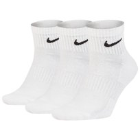Nike, Skarpety sportowe, 3-pack, Everyday Cushion Ankle SX7667 100, biały, rozmiar 42/46