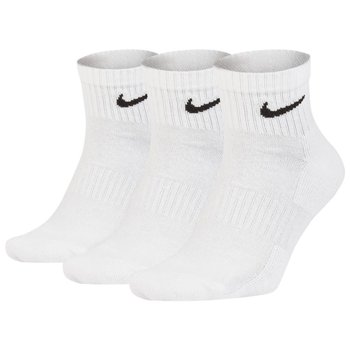 Nike, Skarpety sportowe, 3-pack, Everyday Cushion Ankle SX7667 100, biały, rozmiar 46/50 - Nike