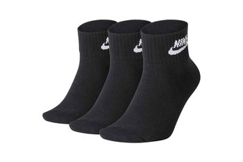 Nike, Skarpety, U NK NSW EVRY ESSENTIAL ANKLE SK0110-010, czarny, rozmiar 42/46 - Nike