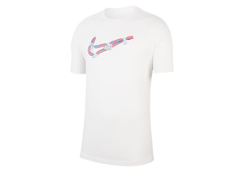 Nike Swoosh Medallion Dri-Fit Tee White - Nike