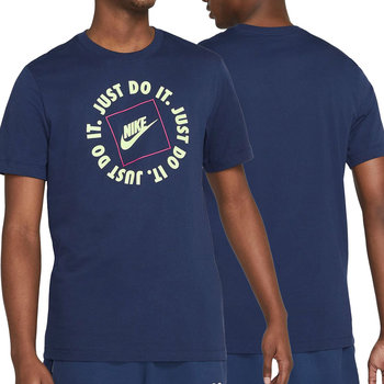 Nike t-shirt koszulka męska sportowa granatowa Just Do It DA0238-410 L - Nike