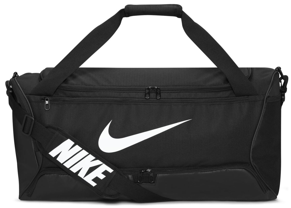 Nike, Torba sportowa, Brasilia Duffell 9.5 M (60 L), DH7710-010, Czarna