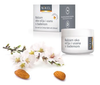 Nikel, balsam pod oczy i wokół ust z olejkiem migdałowym głęboko nawilżający, 15 ml - Nikel