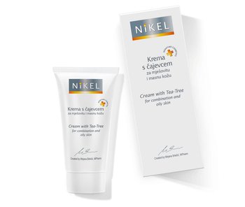 Nikel, krem do cery trądzikowej z zieloną herbatą, 50 ml - Nikel