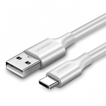 Niklowany kabel USB-C QC3.0 UGREEN 0.25m (biały) - uGreen