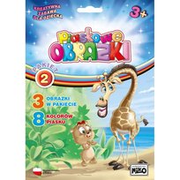 Niko, zestaw kreatywny Piaskowe obrazki