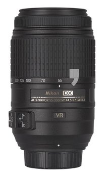 Nikon AF-S DX Nikkor 55-300 mm f/4,5-5,6G ED VR, obiektyw - Nikon