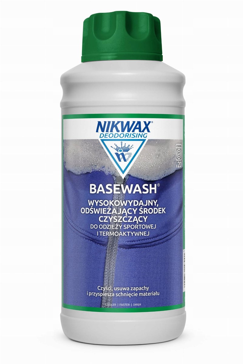 Nikwax BaseWash 1000ml – Do bielizny sportowej i termoaktywnej