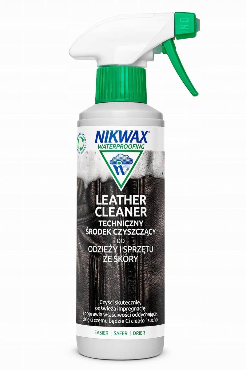 Nikwax Leather Cleaner Spray-on 300ml do odzieży i sprzętu ze skóry