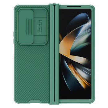 Nillkin CamShield Pro Case (simple) etui Samsung Galaxy Z Fold 4 pokrowiec z osłoną na aparat ciemnozielone - Nillkin