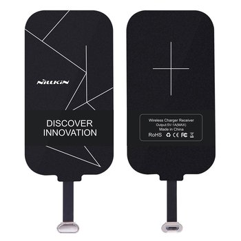 Nillkin Magic Tags odbiornik QI wkładka indukcyjna ze złączem micro USB czarny - Nillkin