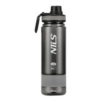 Nils Camp, Butelka tritanowa, NCD07, Szara, 700 ml 