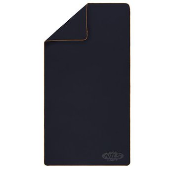 Nils Camp, Ręcznik szybkoschnący z mikrofibry, NCR12, Czarny, 180x100 cm - Nils Camp