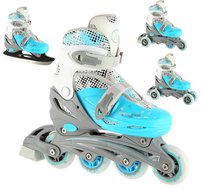 NILS Łyżworolki Rolki Łyżwy Regulowane Dla Dzieci - 35-38