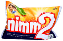 Nimm2, cukierki owocowe, pomarańcza cytryna, 1kg, 153 sztuki Storck