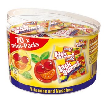 Nimm2, żelki owocowe Minis, 70 sztuk - Nestle