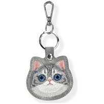 NIMMY etui na lokalizator / brelok BIG EYED PET 2.0 Cat szary