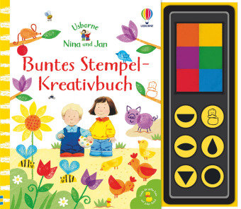 Nina und Jan - Buntes Stempel-Kreativbuch