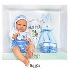 Фото - Лялька Nines dOnil Nines 4052 Baby Rn Dou Azul 40529 