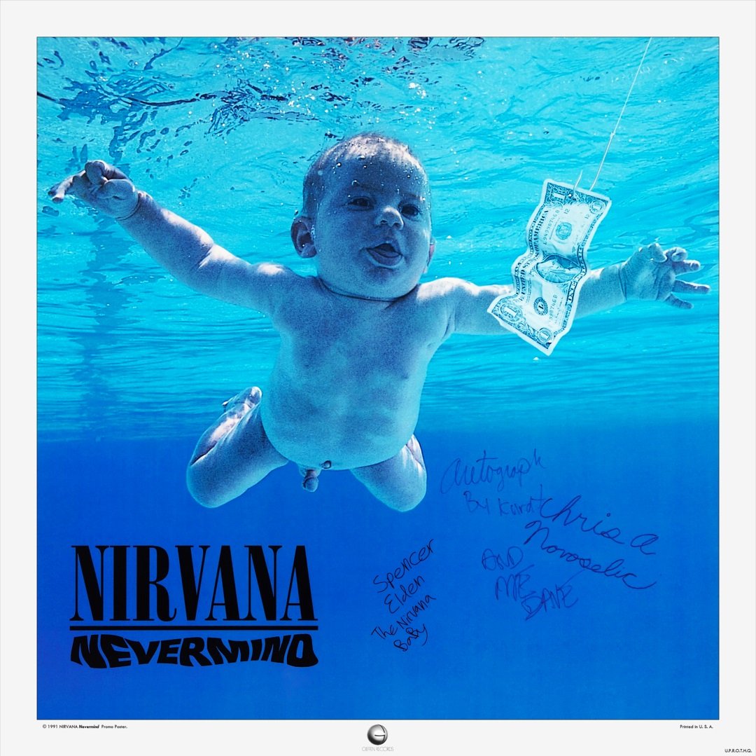 NIRVANA シルクスクリーンポスター 1991年 NIRVANA シルクスクリーンポスター 1991年 1991's Nirvana