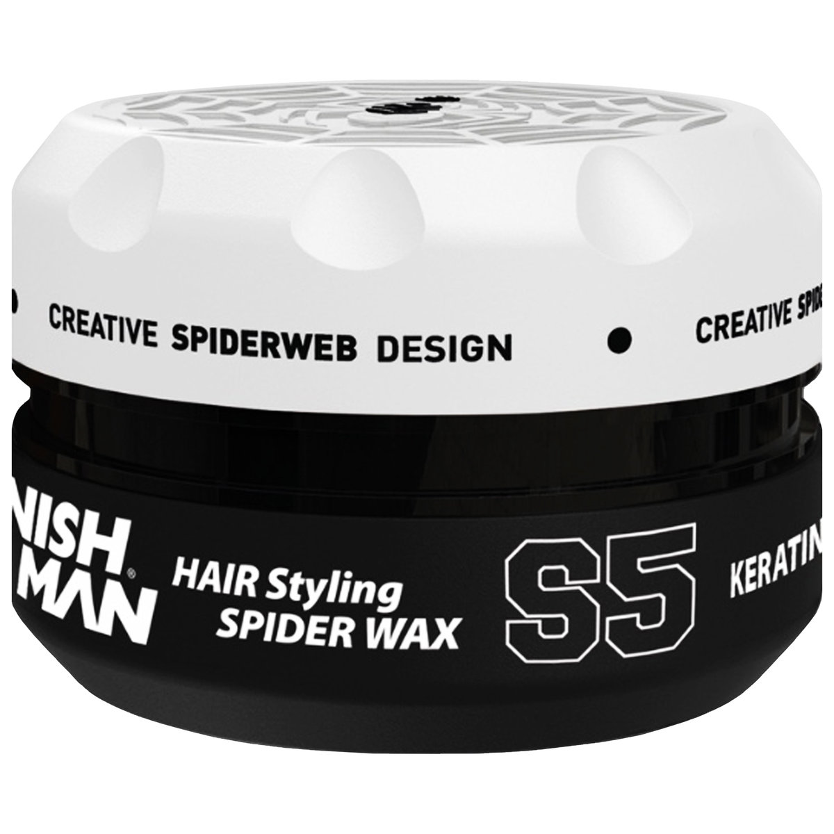 Nishman, Hair Styling Spider Wax S5, Mocna Pomada Do Włosów, 150 Ml