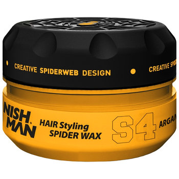 Nishman, Spider Wax S4, Argan Spider, Włóknista Pomada Do Włosów, 150 Ml - Nishman