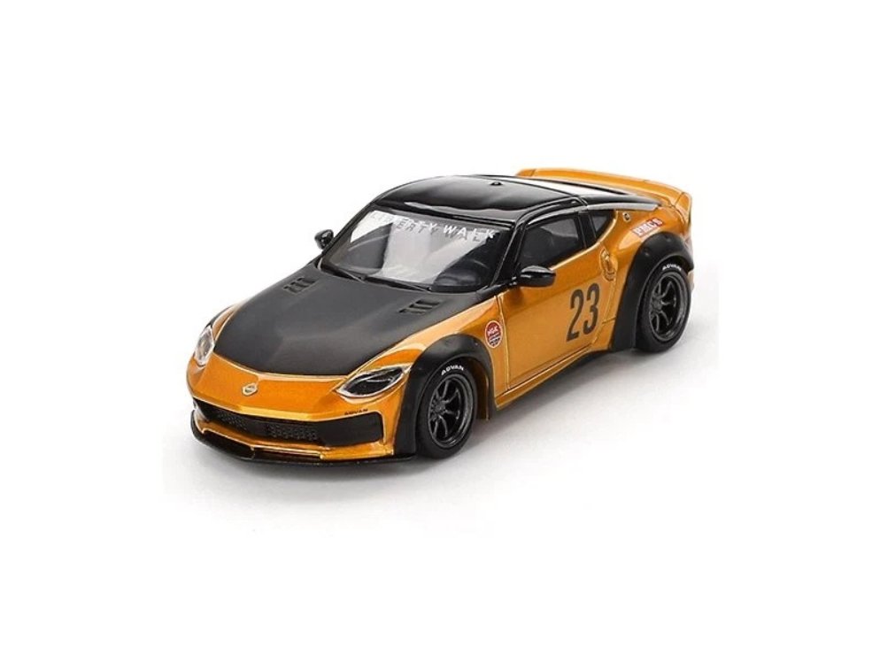 Nissan 400Z LB Nation Works - 2024, gold Mini GT 1:64 - Mini GT | Sklep ...
