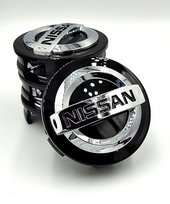 NISSAN DEKIELKI na felgi zaślepki felg KAPSLE kołpaczki NISSAN 60mm 4 szt ATA