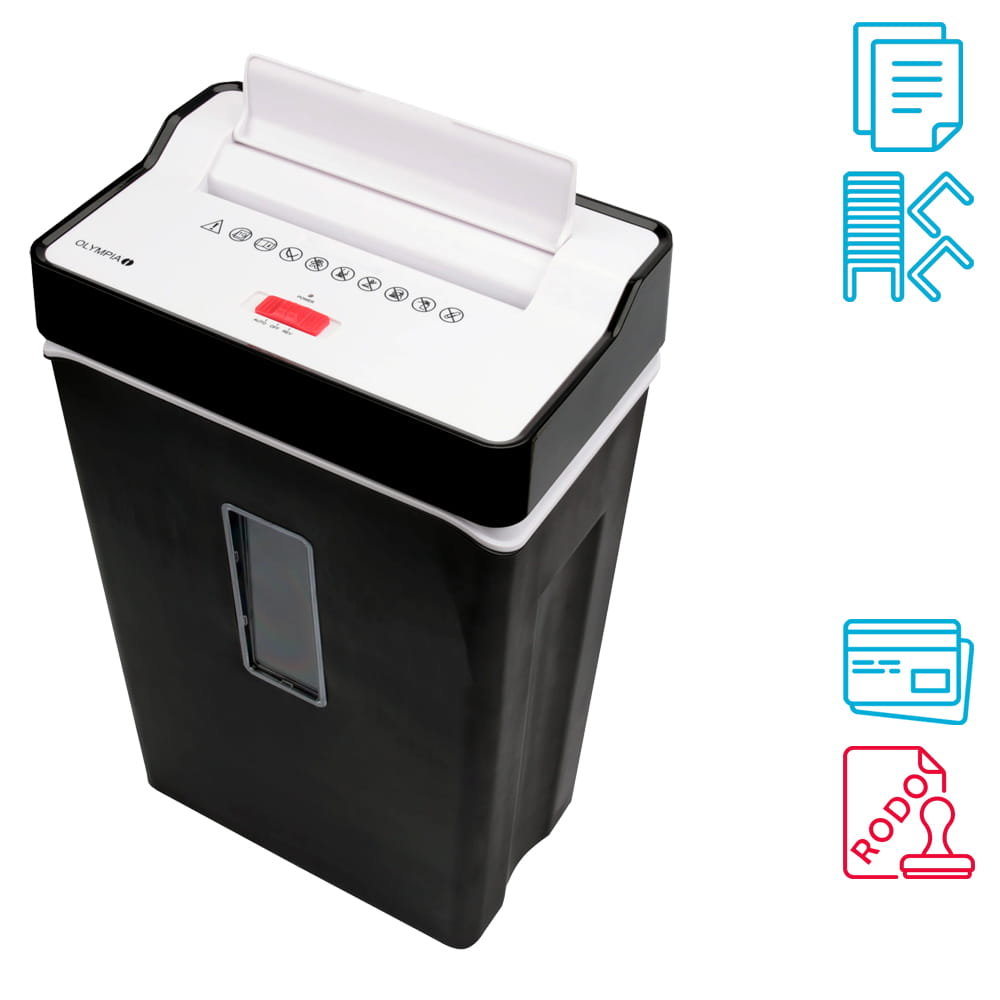 OLYMPIA Aktenvernichter, Partikelschnitt, P-4, 15, weiß | Aktenvernichter günstig kaufen | elektronik OLYMPIA Aktenvernichter, Partikelschnitt, P-4, 15, weiß | Aktenvernichter günstig kaufen | elektronik