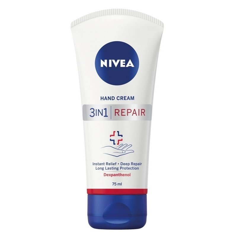 Empik Nivea, 3in1 Repair Hand Cream regenerujący krem do rąk 75ml