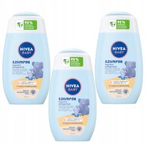 NIVEA BABY Szampon łagodny do włosów dla dzieci niemowląt 3 x 200 ml