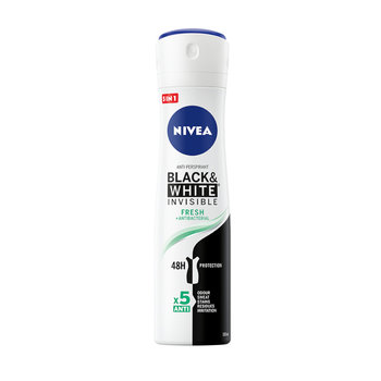 Nivea, Black&White Invisible Fresh antyperspirant spray 150ml - Nivea