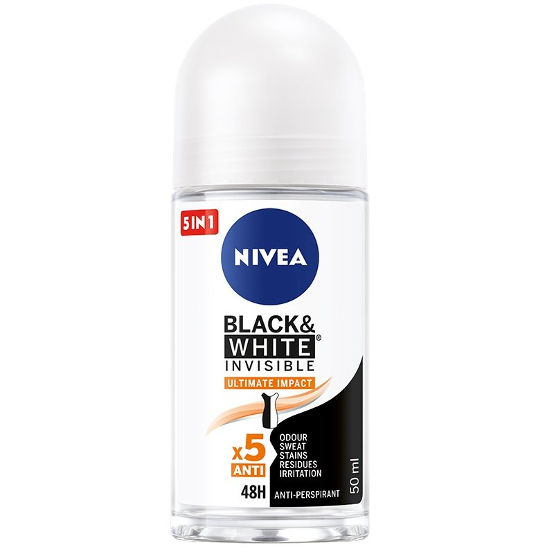 Empik Nivea, Black&White Invisible Ultimate Impact antyperspirant w kulce 50ml