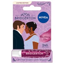 NIVEA BRIDGERTON EDITION Blueberry Pie Pielęgnująca Pomadka 24h do ust 4,8g